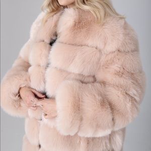 DUCIE faux fur coat
